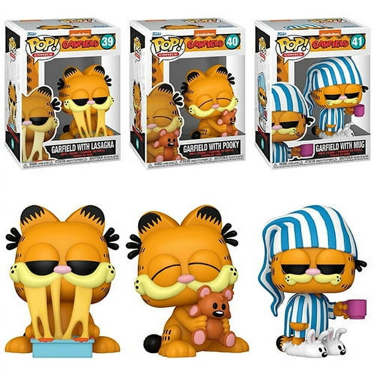 Funko POP! Comics - Garfield S2 Vinyl Figures - SET OF 3 GARFIELDS  [Lasagna, Pooky & Mug] - Walmart.com