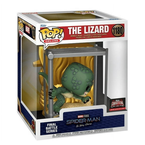 Open Box Funko POP Deluxe Spider Man No Way Home The Lizard 1180 Vinyl Figure