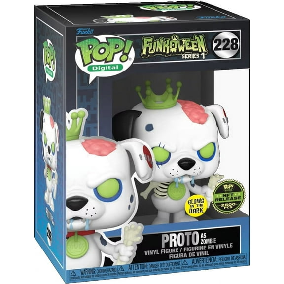 Funko POP! Digital: FunkoWeen Series 1 Proto as Zombie 228 - Glows in the Dark (Limited to 2500 pcs)