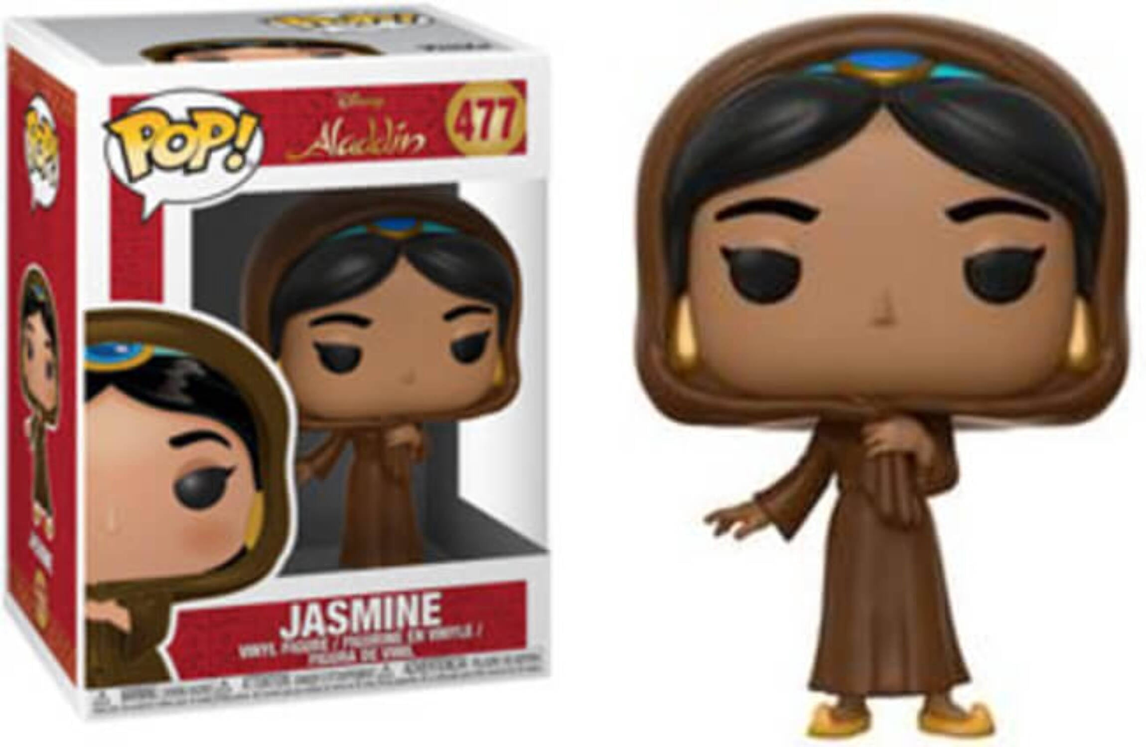 Funko POP! Disney Aladdin: Jasmine (Damaged Box) #477 - Walmart.com