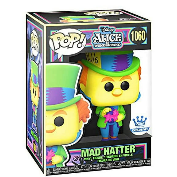 Funko POP! Disney Alice in Wonderland Mad Hatter #1060 [Black Light] Funko Shop Exclusive