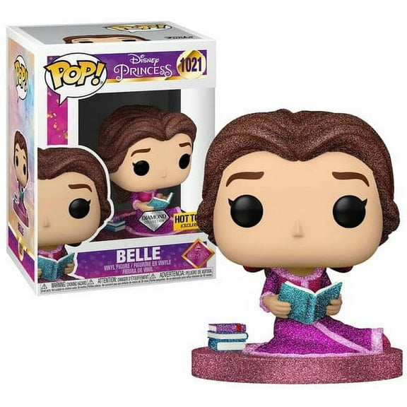 Funko POP! Disney Belle Vinyl Figure (Reading, Diamond Collection)