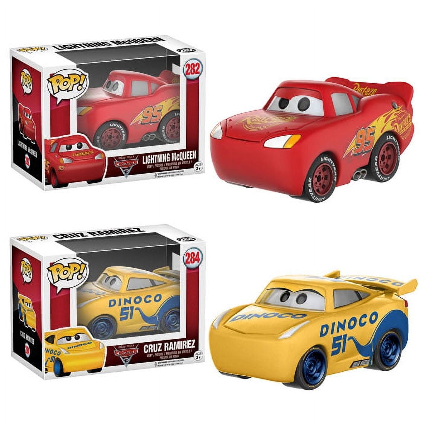 Funko POP! Disney - Cars 3 Vinyl Figures - SET OF 2 (Cruz