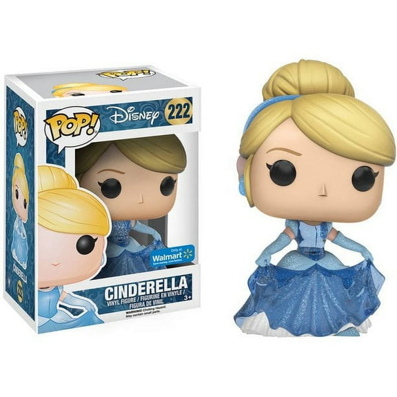 Funko POP! Disney Cinderella Sparkle Dress Cinderella #222 Vinyl Figure, Walmart Exclusive