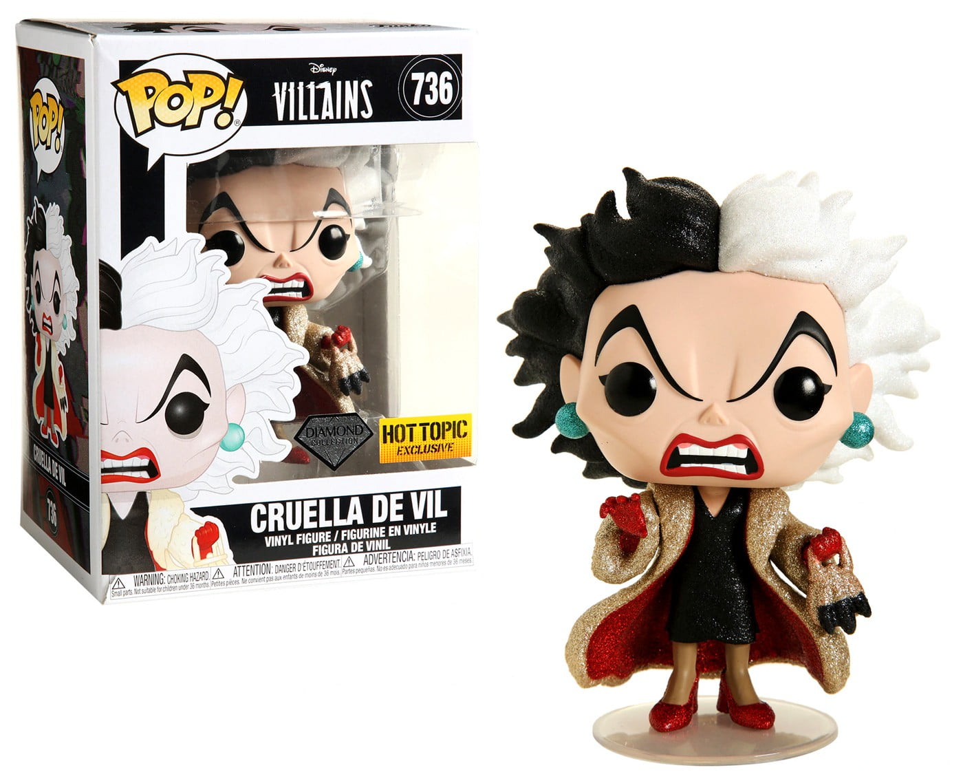 Funko POP! Disney Cruella De Vil Vinyl Figure [Diamond