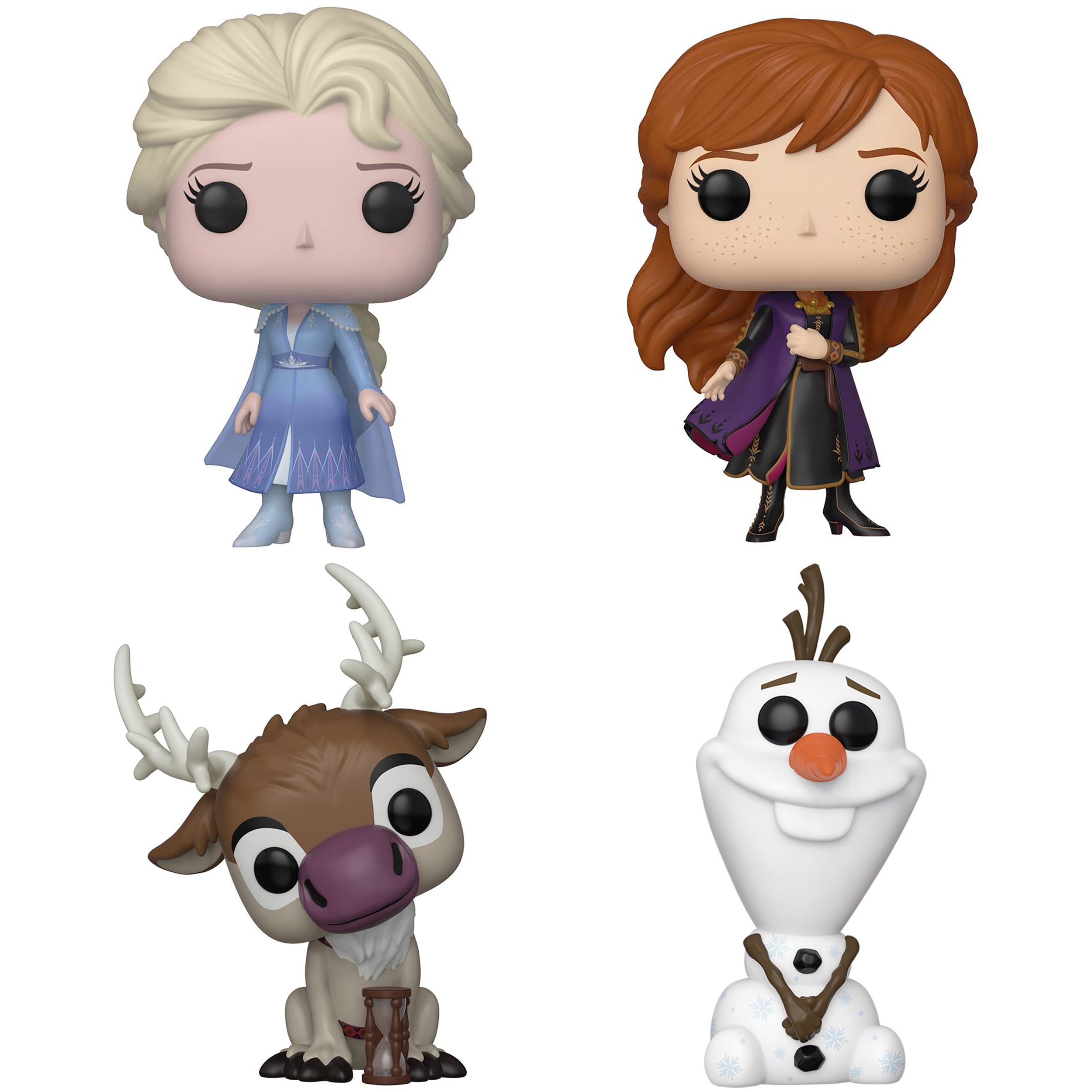 Validatie Uitvoerbaar snap Funko POP! Disney Frozen 2 (II) Collectors Set - Elsa, Anna, Olaf, Sven -  Walmart.com
