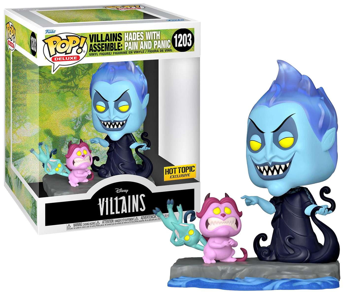 Funko POP! Disney Hades with Pain \u0026 Panic Vinyl Figure