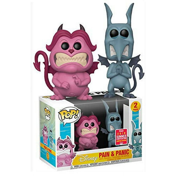 Funko POP! Disney: Hercules Pain and Panic 2 Pack Collectible Figure, Multicolor