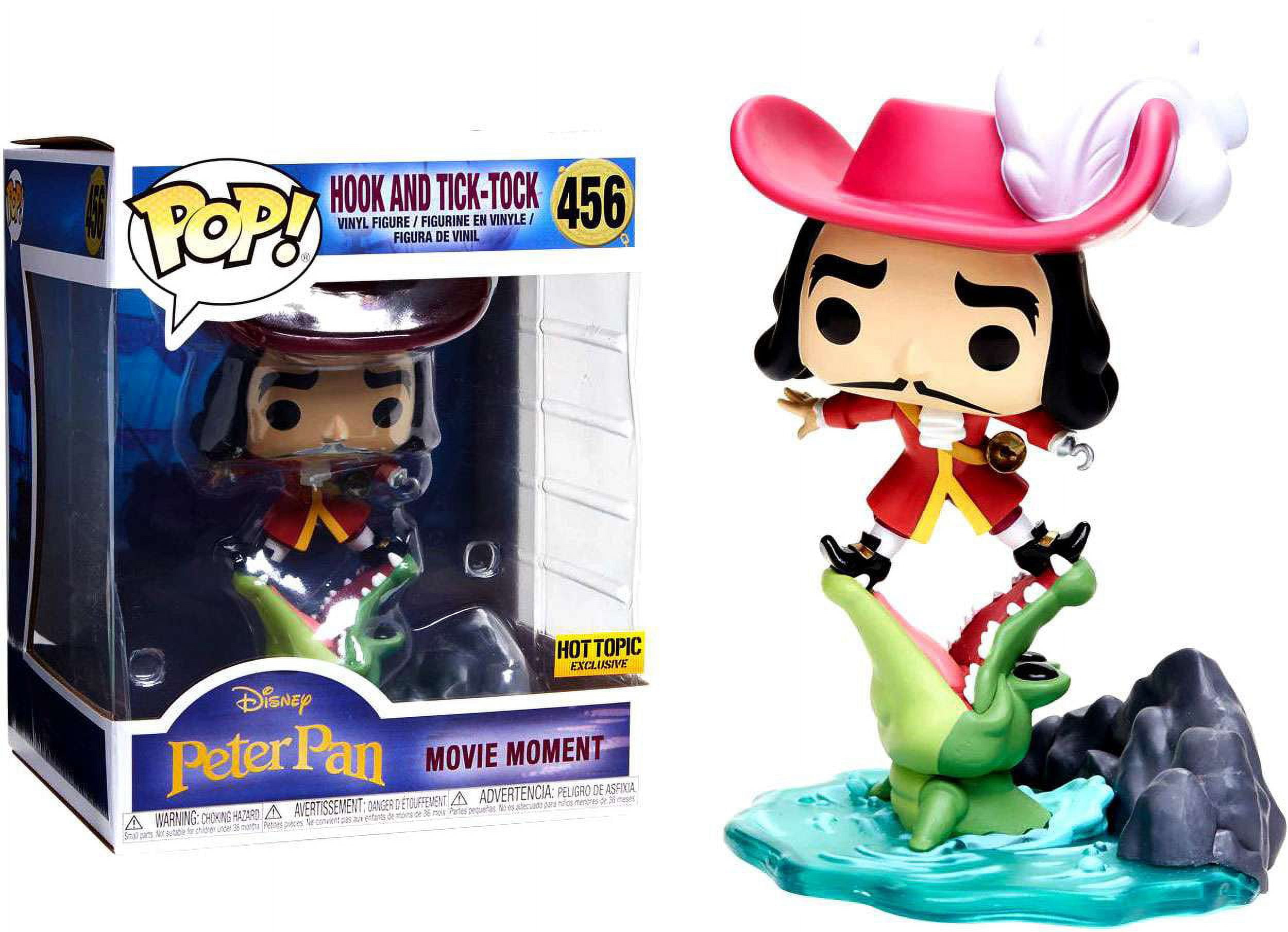 Funko POP! Disney Hook & Tick Tock Vinyl Figure (Movie Moments, Disney  Treasures Villain Box)