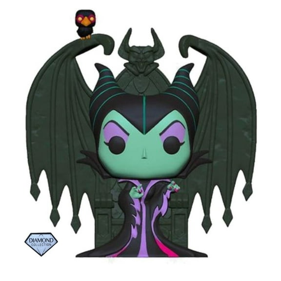Funko POP! Disney Maleficent on Throne Deluxe Vinyl Figure (Diamond Collection)