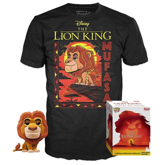 Funko POP! Disney Mufasa Vinyl Figure & T-Shirt (Large)