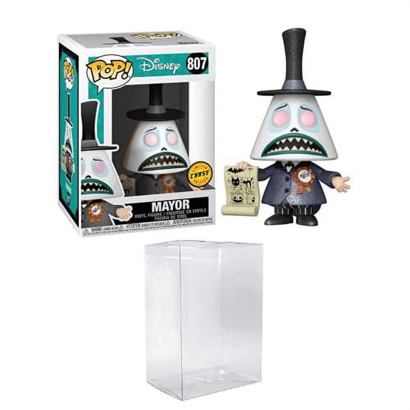 Funko POP! Disney Nightmare Before Christmas CHASE Mayor #807 [Halloween Plans, Diamond Glitter] Exclusive