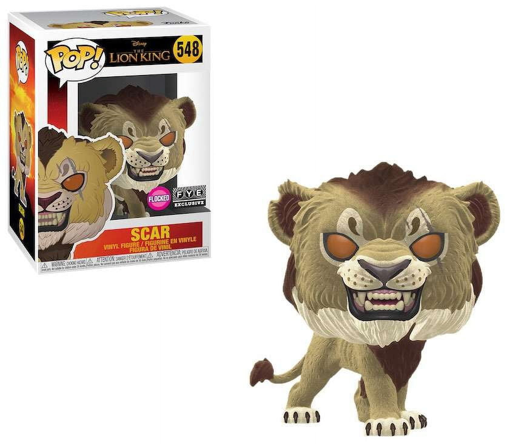 Funko POP! Disney Scar Vinyl Figure [Live Action, Flocked