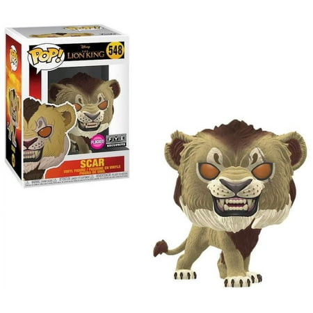 Funko POP! Disney Scar Vinyl Figure (Live Action, Flocked)