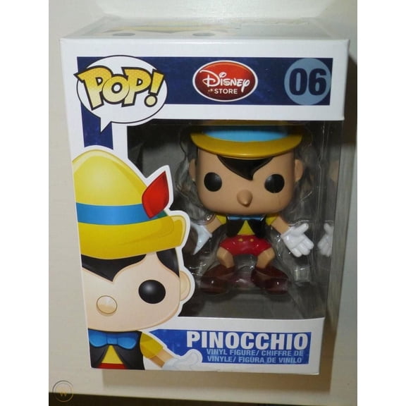 Funko POP! Disney Series 1 PINOCCHIO #06 Red Logo Vaulted/Retired