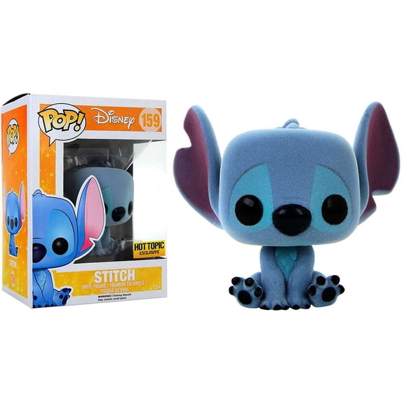 Funko POP! Disney Stitch Vinyl Figure [Flocked, Sitting]