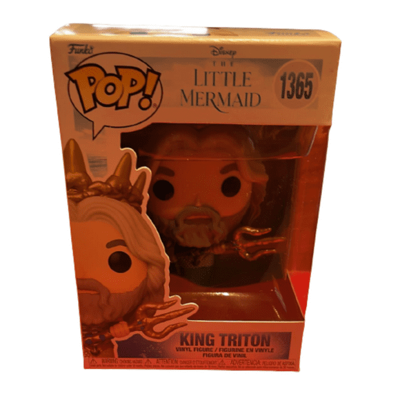 Funko POP! Disney The Little Mermaid Live Action King Triton Figure New With Box