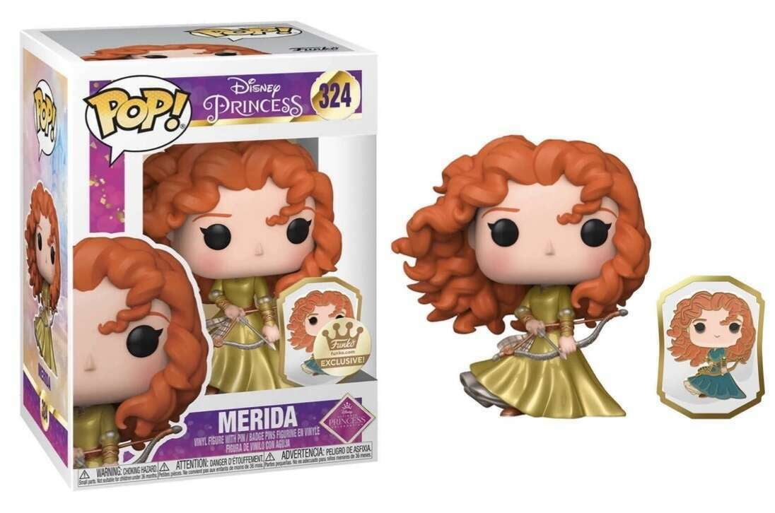 Funko POP! Disney Ultimate Princess Merida Vinyl Figure, Gold