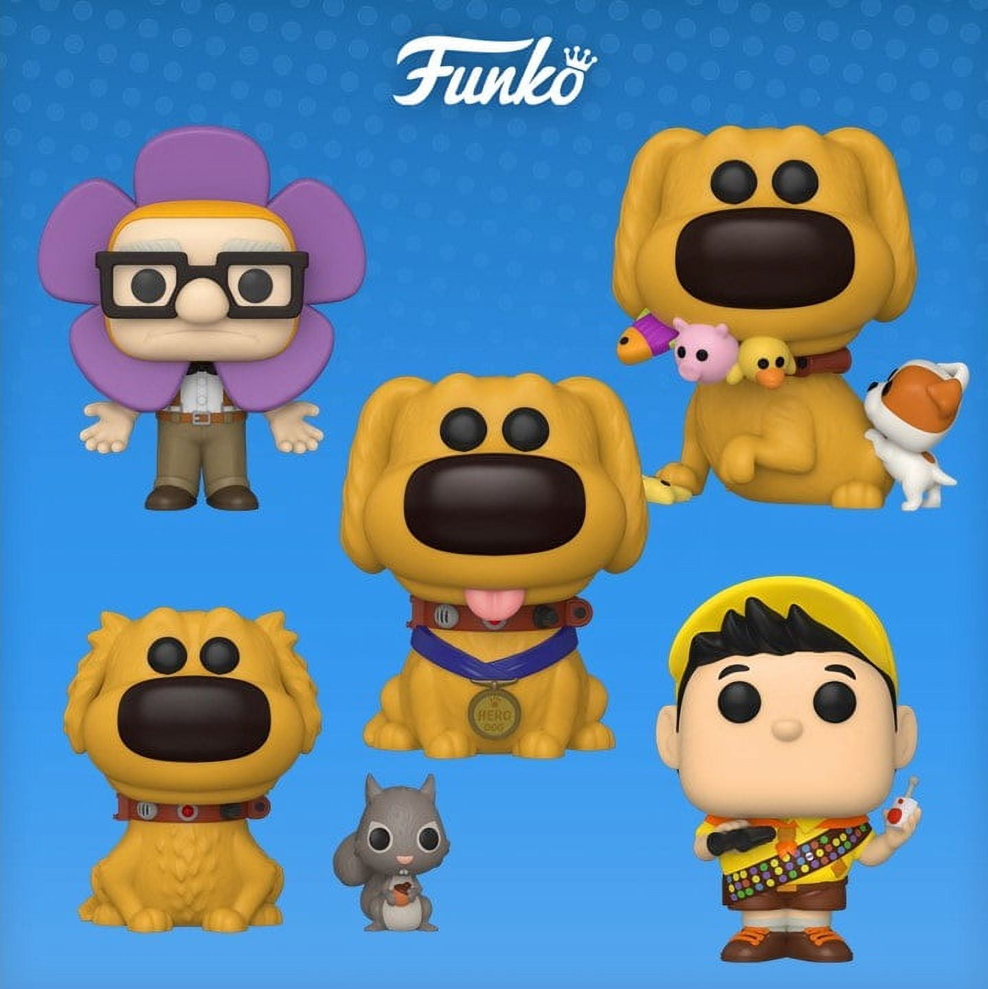 Funko Pop Disney Up Dug Days Dug & Ardilla