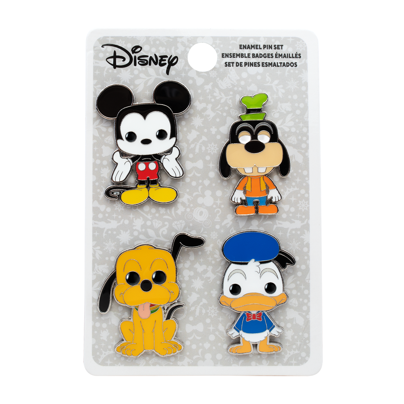 Funko POP! Enamel Pin Set (4pc): Disney - Mickey, Donald, Pluto, & Goofy -  Walmart Exclusive 