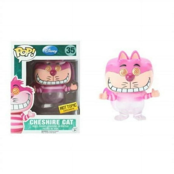 FUNKO POP DISNEY CHESHIRE CAT #35 FADED HOT TOPIC EXCLUSIVE DISAPPEARING VAULTED