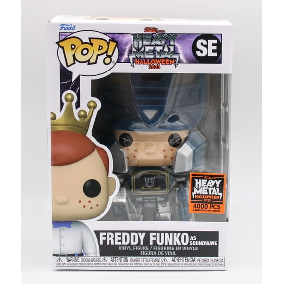 Funko POP! Freddy Funko as Soundwave Transformers LE 4,000 Heavy Metal/NYCC