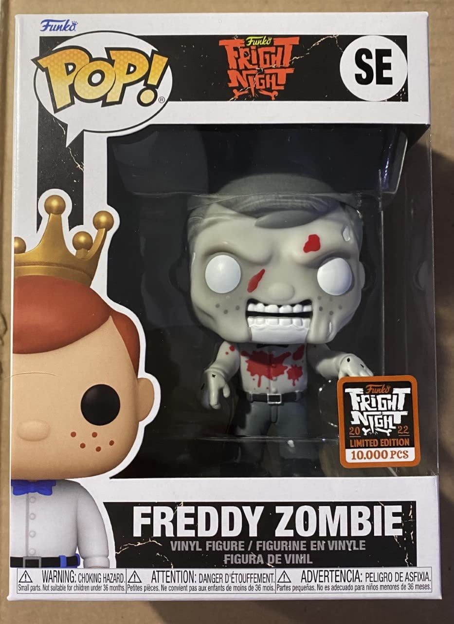 Funko Pop! 2022 Fright Night Freddy Zombie Figure, Limited Funko Pop! 2022 Fright Night Freddy Zombie Figure, Limited
