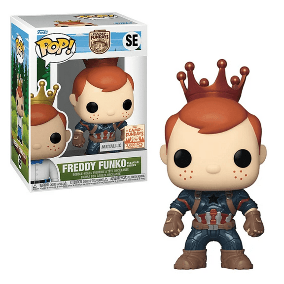 Funko POP! Fundays 2023: Freddy as Captain America Metallic (Limited to 2.000 pieces)