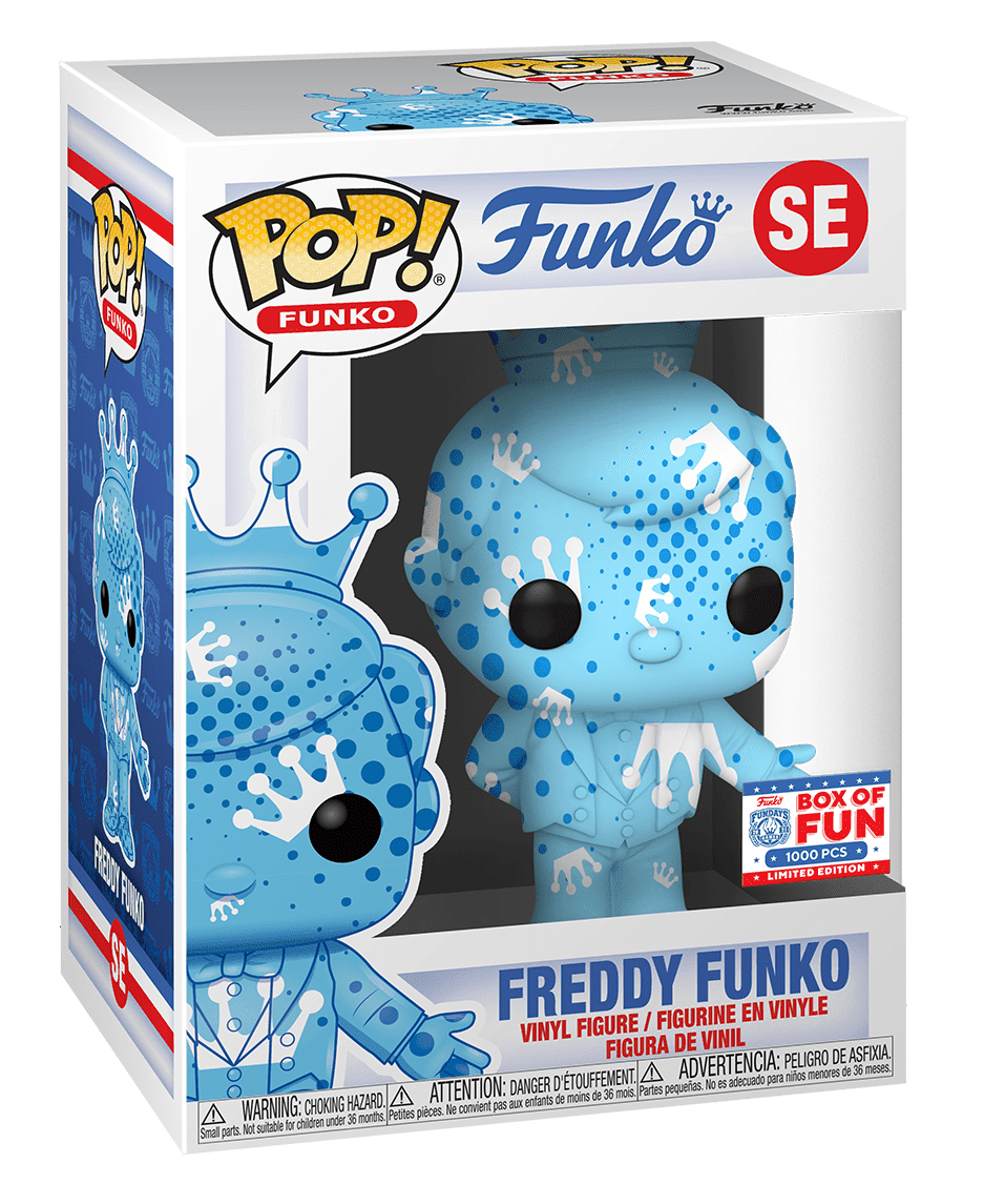 Funko POP! Fundays Artist Series Freddy Funko [Aqua, White & Blue] LE 1000 Exclusive