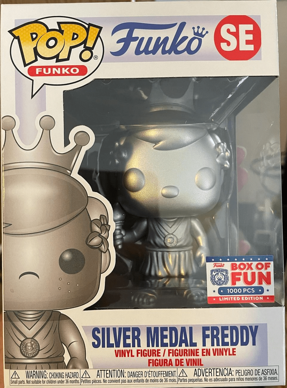 Funko POP! Fundays Silver Medal Freddy SE LE 1000 Exclusive