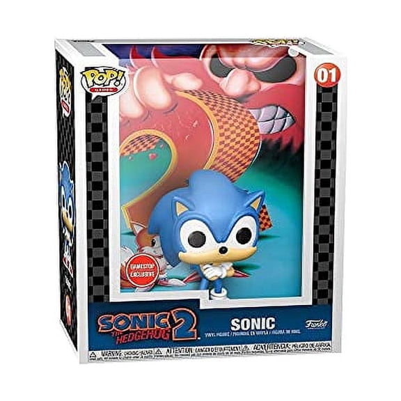 Funko POP Games Sonic The Hedgehog 2 Vinyl Figure with Game Cover in Hardcase