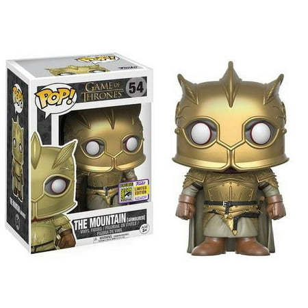 Funko POP! Game of Thrones The Mountain (Armoured) #54 SDCC Limited Edition Convention Sticker