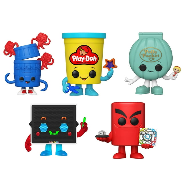 Funko POP! Games Bundle Collectors Set Barrel of Monkey's, PlayDoh