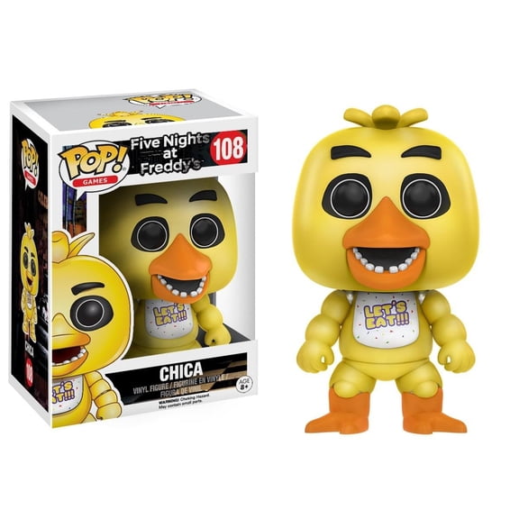 Funko POP Games Collectible Vinyl Figure, Five Nights at Freddy's Chica, 3.75"