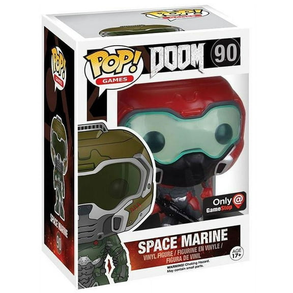 Funko POP! Games Doom Marine Vinyl Figure [Red]