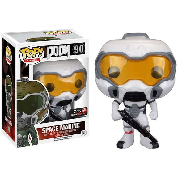Funko POP! Games Doom Marine Vinyl Figure [White]