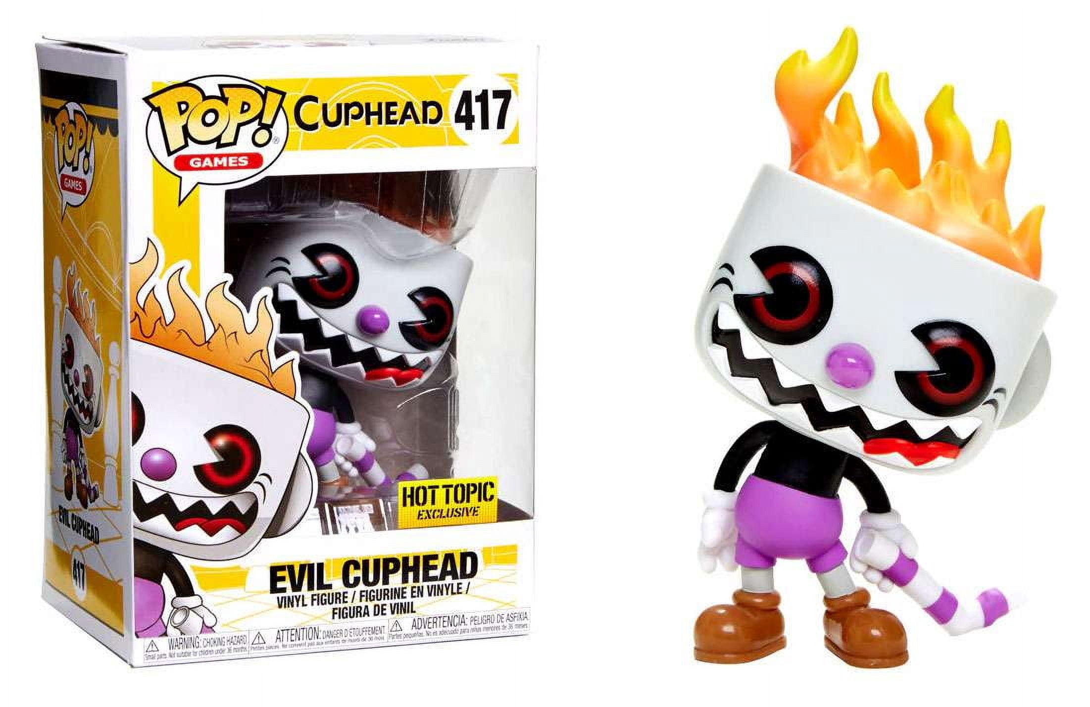 Funko POP Games Cuphead Evil Cuphead 417 Exclusive Figure