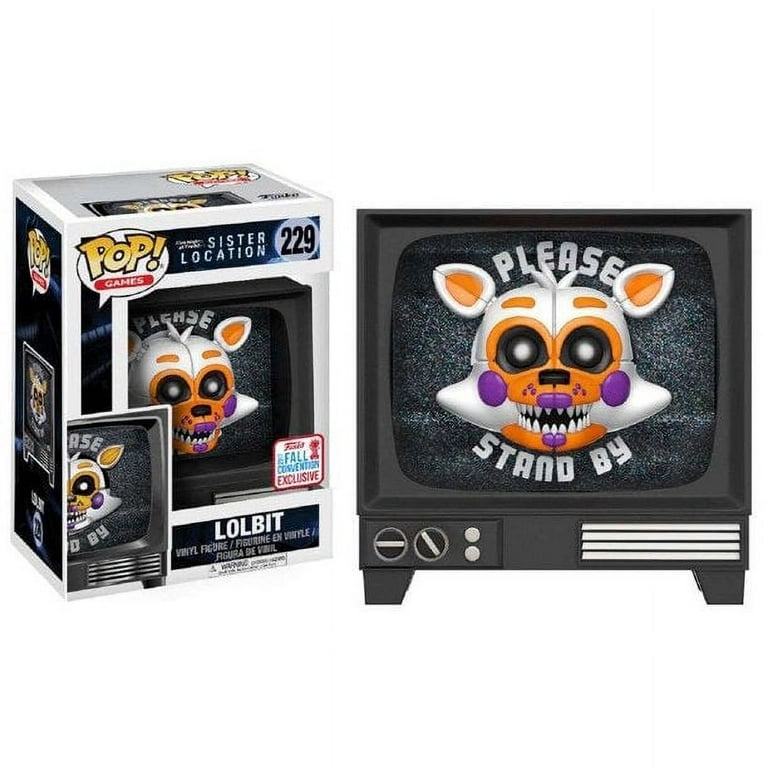Funko POP! Games Five Nights at Freddy's Sister Location LOLBIT 2017 NYCC  Fall Convention Exclusive # 229 Vinyl Figure 