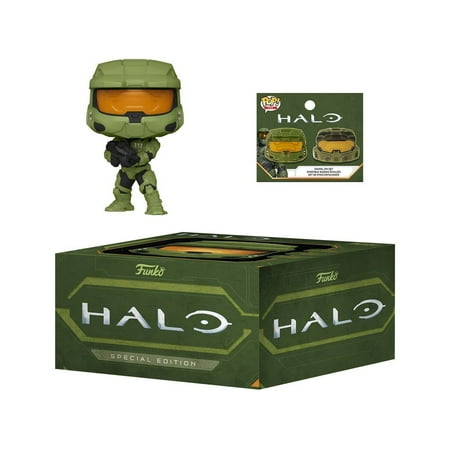 Funko POP! Games HALO Master Chief with Pin Set Collector's Box Exclusive