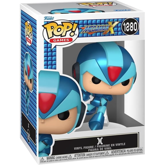 Funko POP! Games: Mega Man X | Official Merch - Collectable Vinyl Figurine for Shelf Display - Birthday Gift Idea for Fans and Collectors