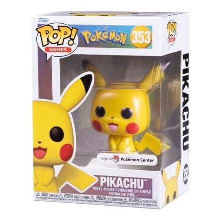 Funko POP!-Games-Pokemon-Pikachu # 353 (Pokemon Center Exclusive)