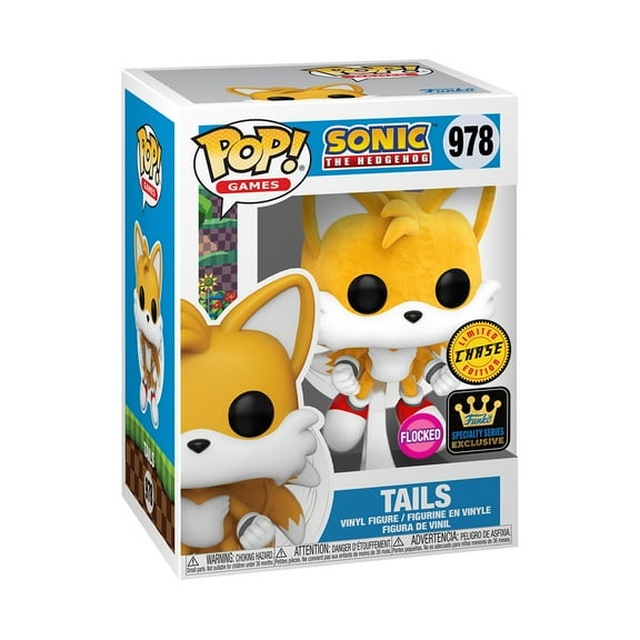 Funko POP! Games Sonic The Hedgehog #978 Tails (chase) & Protector
