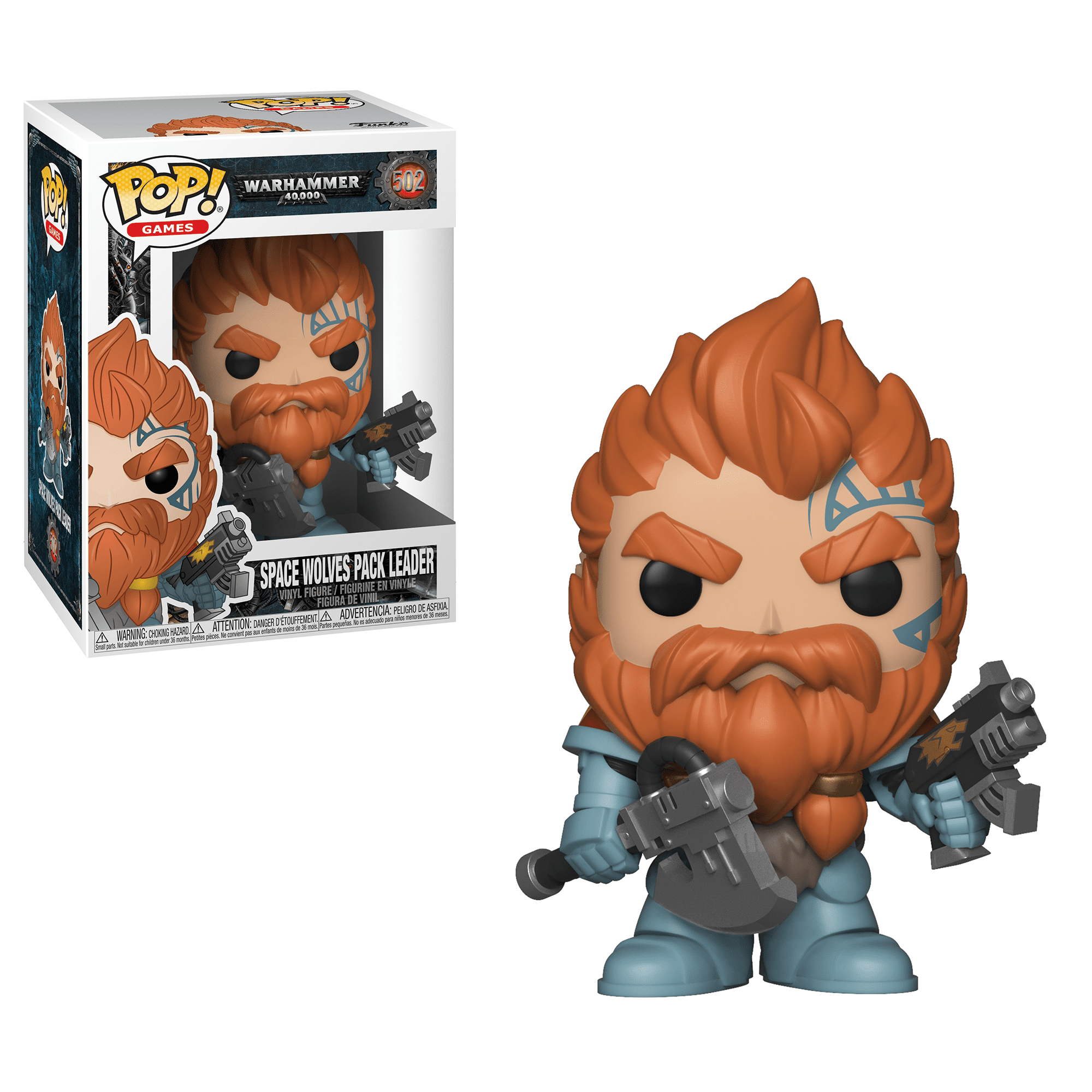 Funko POP! Games: Warhammer 40K - Space Wolves Pack Leader