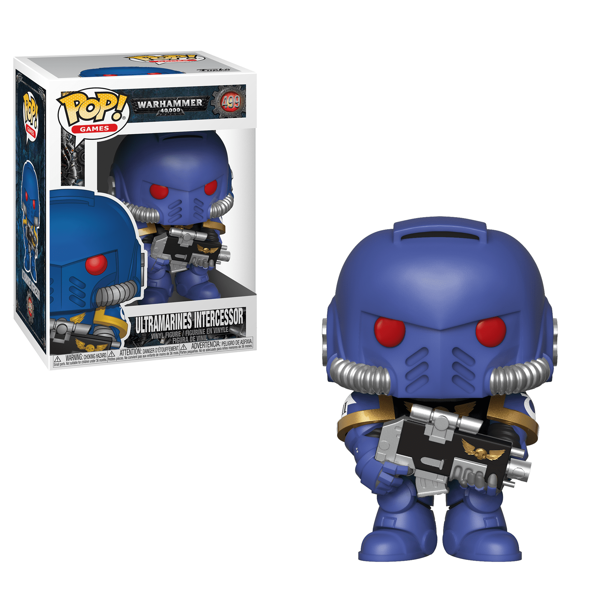 Funko POP! Games: Warhammer 40K - Ultramarines Intercessor - Walmart.com