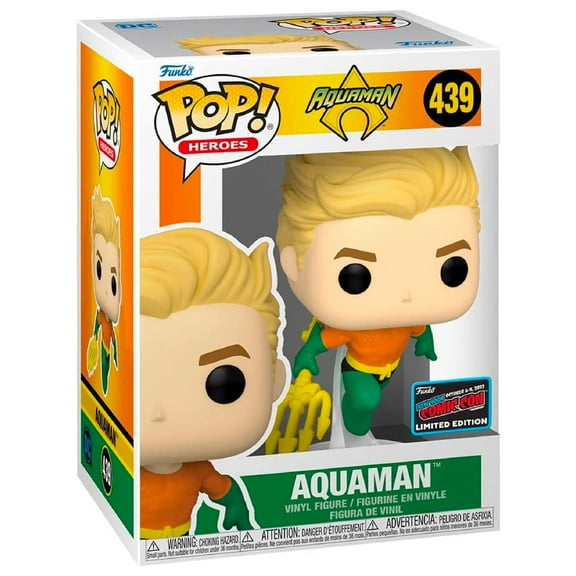 439 Aquaman (w/ Trident) DC Aquaman - 2022 Con Funko POP