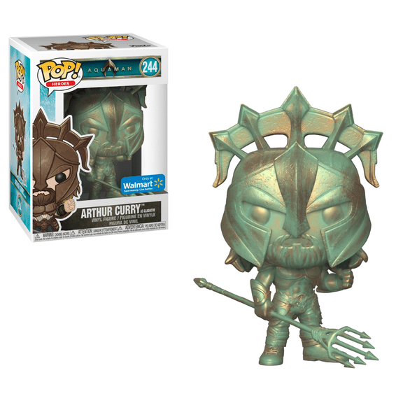 Open Box Funko POP Heroes: Aquaman - Arthur Curry as Gladiator (Patina) - Walmart Exclusive