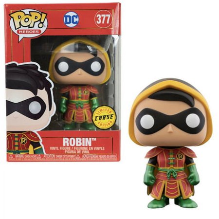 Funko POP! Heroes - DC Comics Imperial Palace Vinyl Figure - ROBIN (Hooded) #377 *CHASE VERSION*