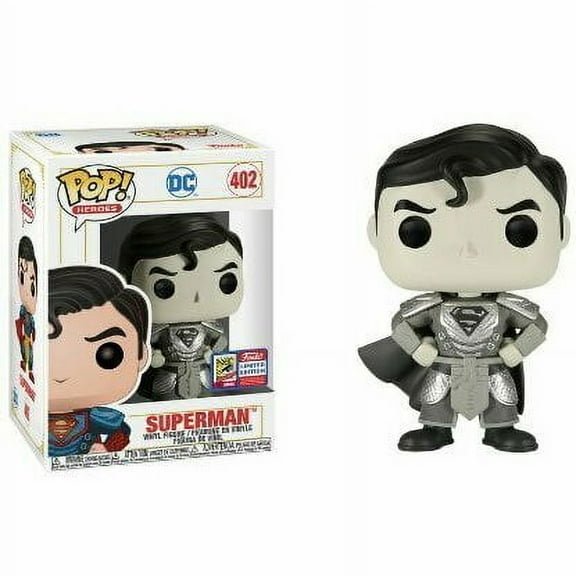 Funko POP! Heroes DC Superman #402 [Black & White, Imperial Palace] Exclusive