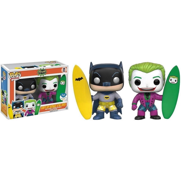 Funko POP! Heroes Surf's Up Batman & Joker Vinyl Figure 2-Pack
