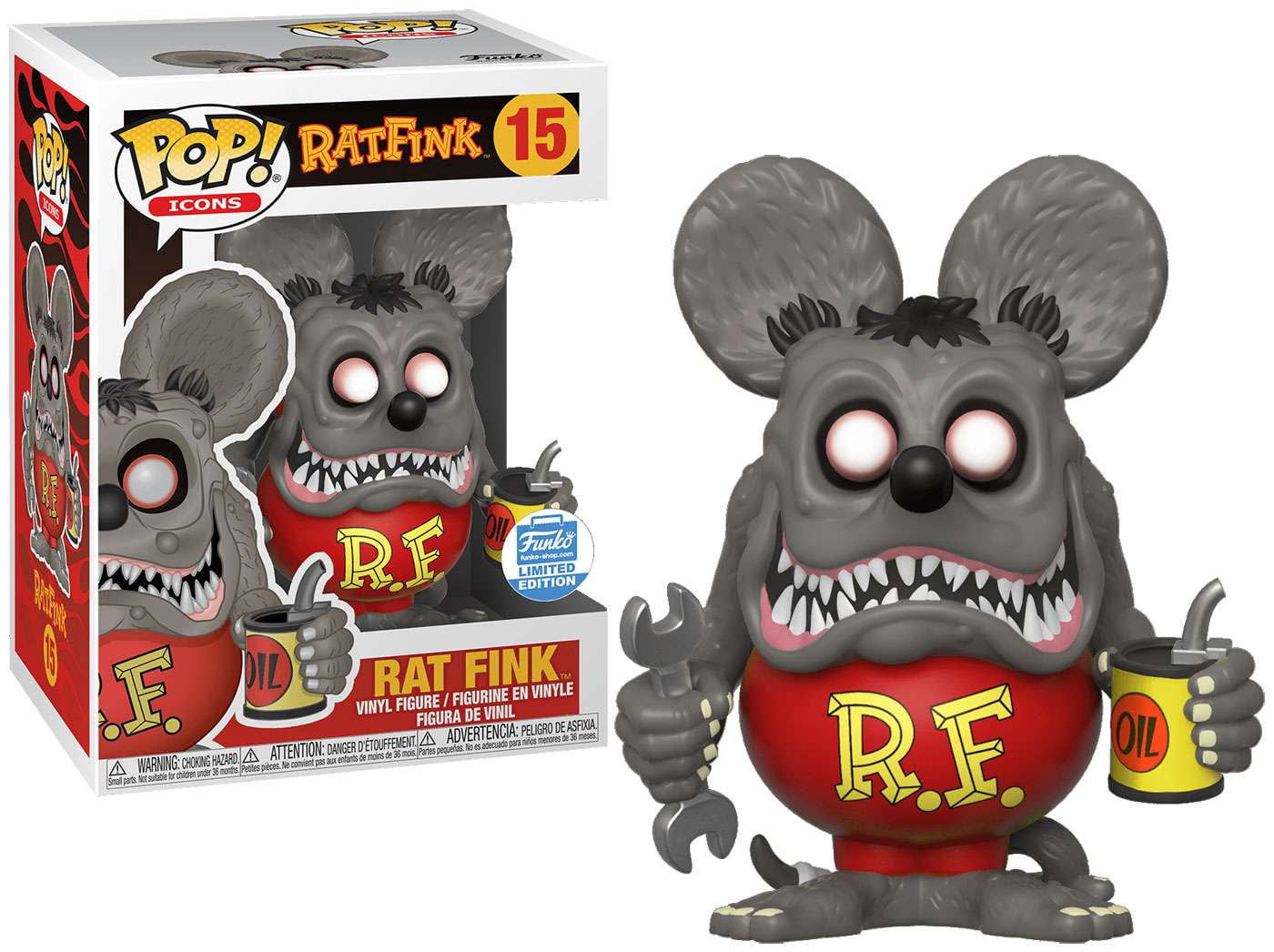 Funko POP! Icons Rat Fink Vinyl Figure - Walmart.com Funko POP! Icons Rat Fink Vinyl Figure - Walmart.com